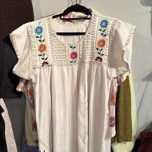 Cotton Embroidery Dress